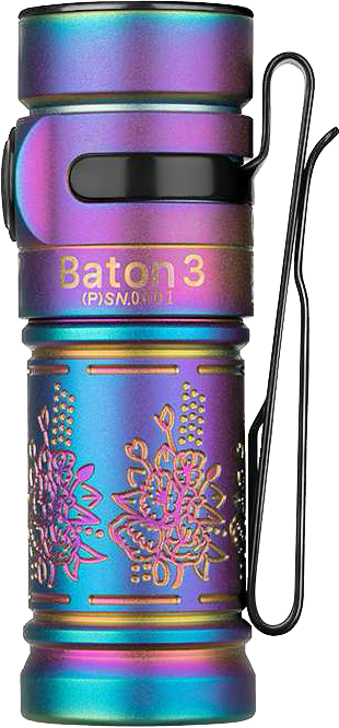 Baton 3 - Spring Titan - limitiert - Taschenlampe von Olight