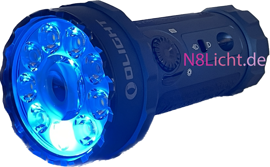 Marauder Mini leuchtet blau - Taschenlampe von Olight