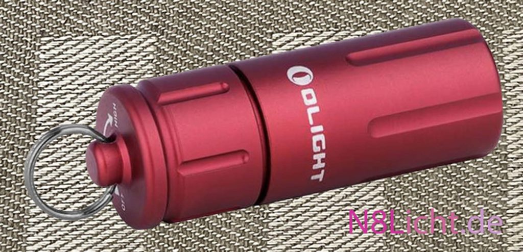 iTHX - Weinrot Aluminium - Taschenlampe von Olight